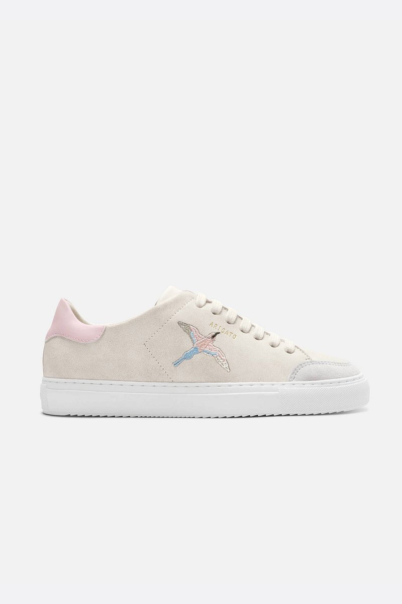 Basket Axel Arigato CLEAN 90 B BIRD Beige Rose Femme | WHB-04385499